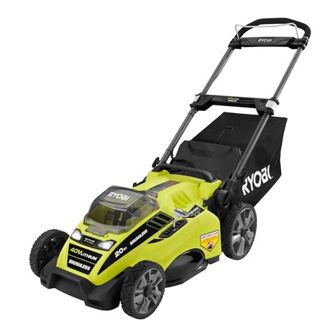 Dual active battery ports and two included 40V 6Ah lithium batteries give you. . Ryobi 40v 20 inch lawn mower